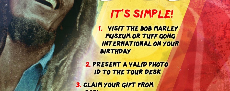 Have an Irie birthday with BOB!